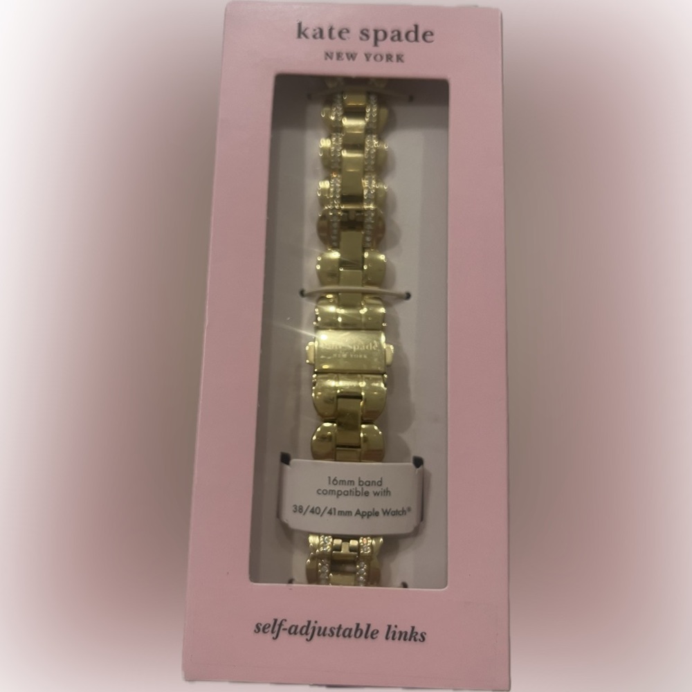 New Kate Spade Apple Watch Band -Gold